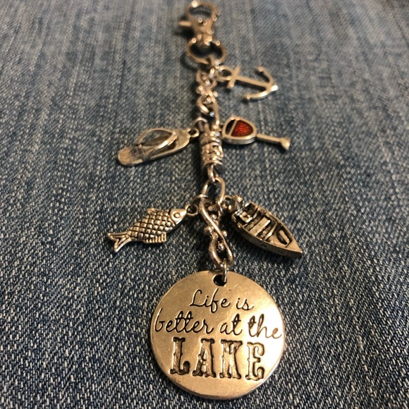 Life is Better at the Lake Keychain - Picture 2 of 7